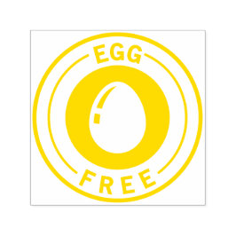 Tampon Auto-encreur Food Allergy Icon Egg Free