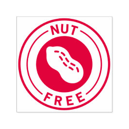 Tampon Auto-encreur Food Allergy Icon Peanut Free