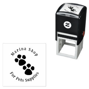 Tampon Auto-encreur Fournitures pour animaux Empreinte de patte Entrep