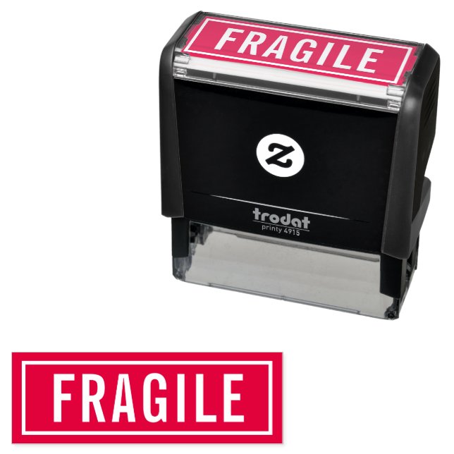 Tampon Auto-encreur Fragile (En situation)