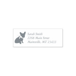 Tampon Auto-encreur French Bulldog Theme Party - Baby shower neutre