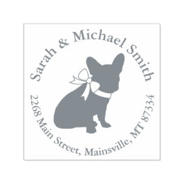 Tampon Auto-encreur French Bulldog Theme Party - Baby shower neutre