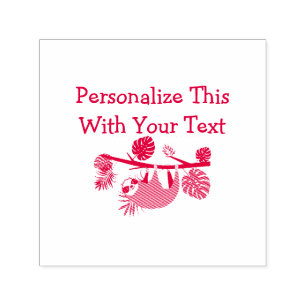 Tampon Auto-encreur Fun texte personnalisé, crochet de la fente