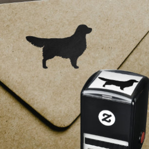 Tampon Auto-encreur Golden Retriever Chien race Silhouette