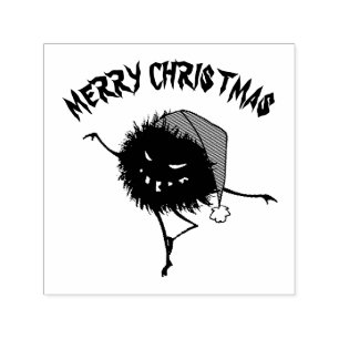 Tampon Auto-encreur Goth Joyeux Noël Malheur caractère