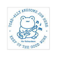 Grosse Grenouille Mignonne Totalement Awesome Prof