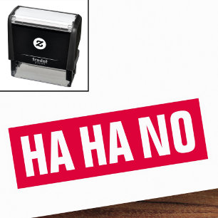 Tampon Auto-encreur Ha ha non