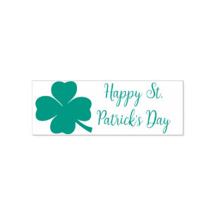 Tampon Auto-encreur Happy St. Patrick’s Day Timbre en caoutchouc