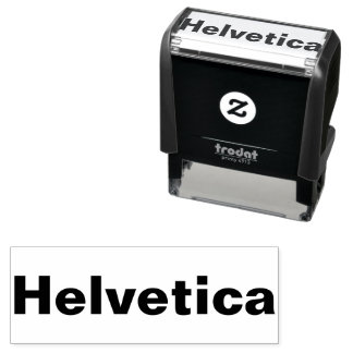 TAMPON AUTO-ENCREUR HELVETICA