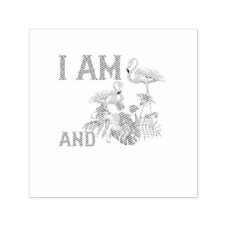 Tampon Auto-encreur I Am 6 et Flamazing