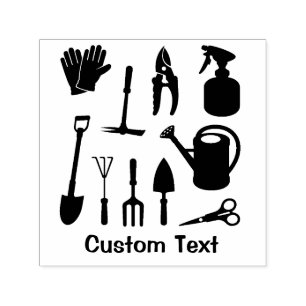 Tampon Auto-encreur Icons Silhouettes