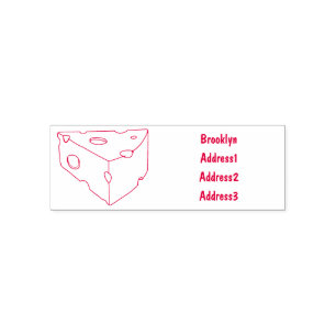 Tampon Auto-encreur Illustration de fromage