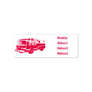 Tampon Auto-encreur Illustration du moteur à incendie