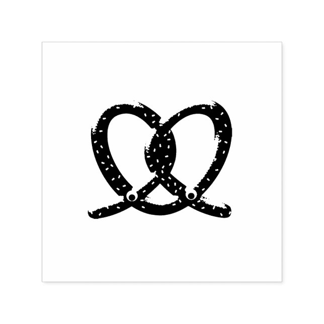 Tampon Auto-encreur Imprimantes de dessin Cute Pretzel (Design)