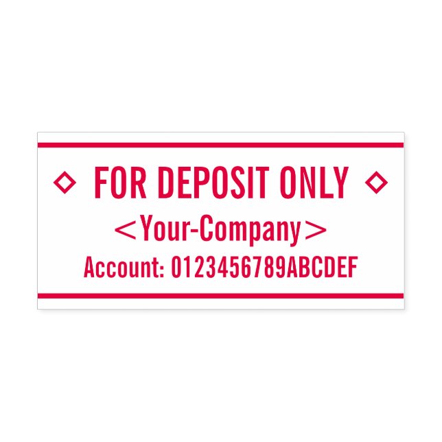 Tampon Auto-encreur Indication restrictive et nom Timbre en caoutchouc (Design)