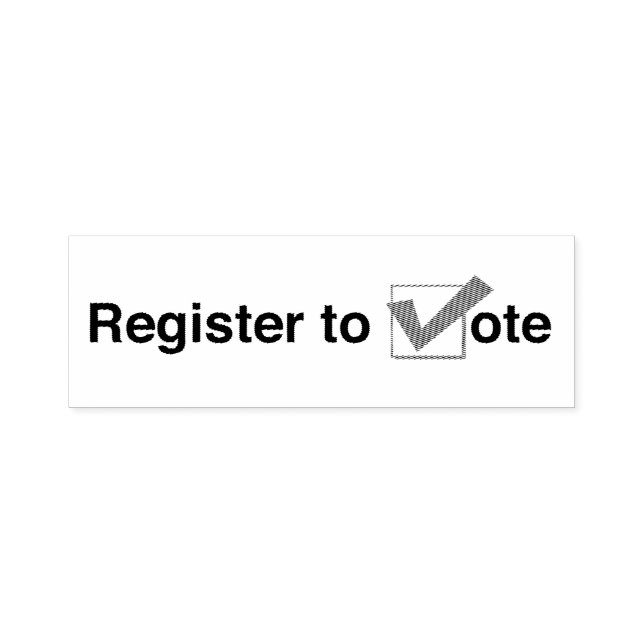 Tampon Auto-encreur Inscrivez-vous pour voter Élections 2026 (Design)