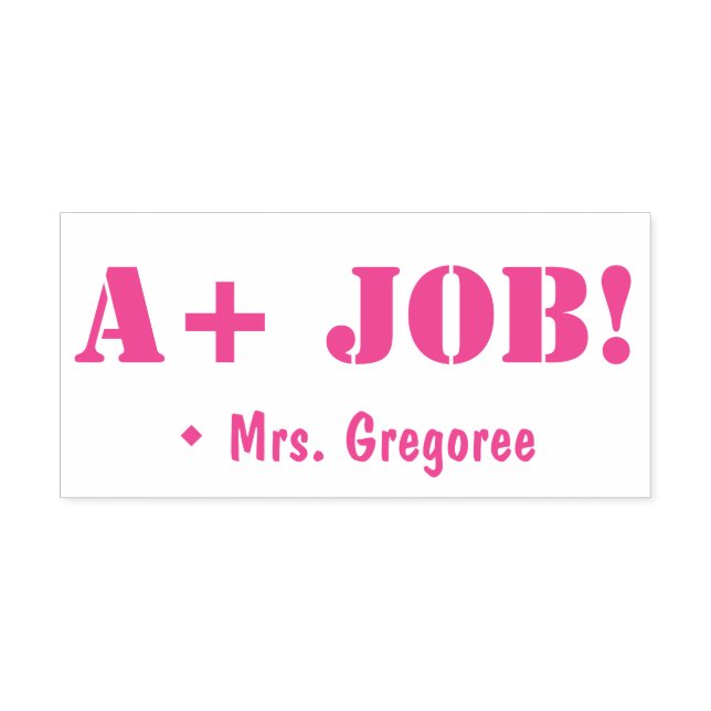 Tampon Auto-encreur Inspirer "A+ JOB !" Timbre en caoutchouc Tutor (Design)