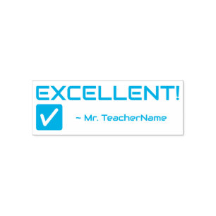 Tampon Auto-encreur Inspirer "EXCELLENT !" Timbre en caoutchouc de l'e