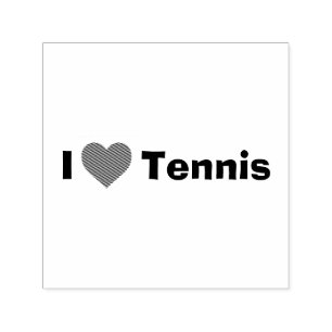 Tampon Auto-encreur J'aime le tennis