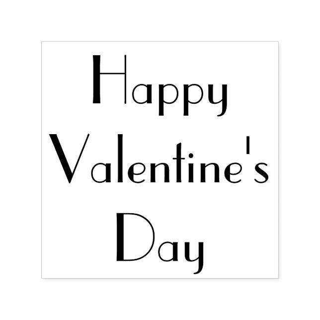 Tampon Auto-encreur Joyeuse Saint-Valentin personnalisée (Design)