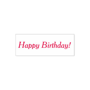 Tampon Auto-encreur Joyeux Anniversaire auto-encre en caoutchouc Timbr