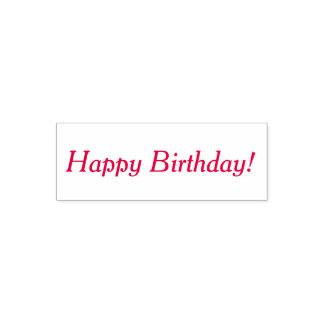Tampon Auto-encreur Joyeux Anniversaire auto-encre en caoutchouc Timbr