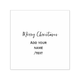 Tampon Auto-encreur Joyeux Noël ajouter texte moderne simple