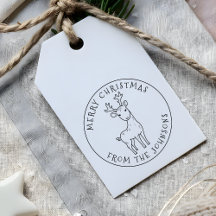 Joyeux Noël famille de rennes de mignonne