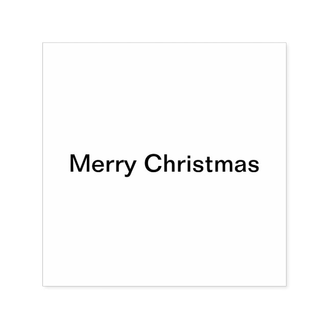 Tampon Auto-encreur Joyeux Noël heureux vacances simple minimum (Design)