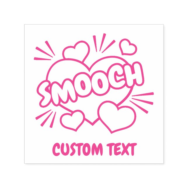 Tampon Auto-encreur Kissing Comic Sound Effect (Design)