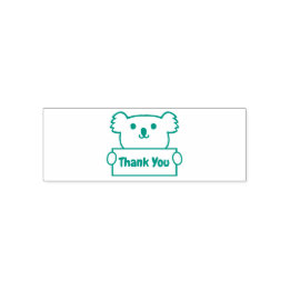 Tampon Auto-encreur Koala avec texte