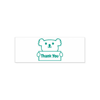 Tampon Auto-encreur Koala avec texte