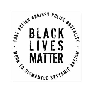 Tampon Auto-encreur Le timbre auto-alimentant Black Lives Matter