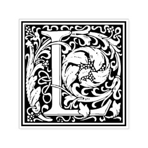 Tampon Auto-encreur LETTRE William Morris L Cachet Floral victorien