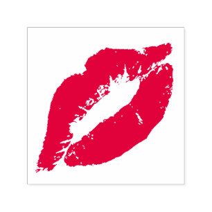 Tampon Auto-encreur Lèvres Kiss