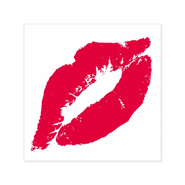 Tampon Auto-encreur Lèvres Kiss (Design)