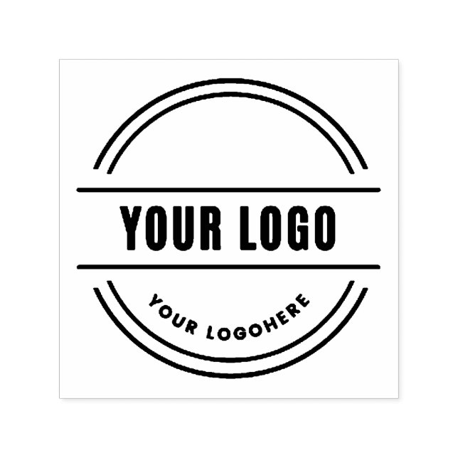 Tampon Auto-encreur Logo d'entreprise circulaire et professionnelle pe (Design)