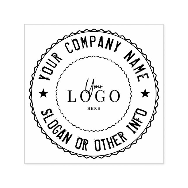 Tampon Auto-encreur Logo d'entreprise personnalisé (Design)