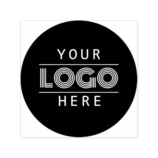 Tampon Auto-encreur Logo d'entreprise personnalisé simple Marque (Design)
