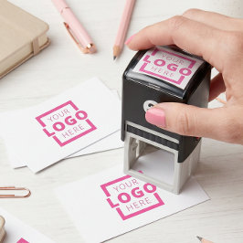 Tampon Auto-encreur Logo d'entreprise personnalisé Timbre en caoutchou