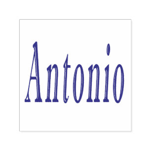 Tampon Auto-encreur Logo du nom Antonio Activé