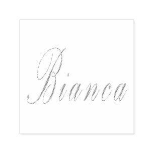 Tampon Auto-encreur Logo du nom de Bianca,