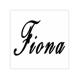 Tampon Auto-encreur Logo Fiona Name,