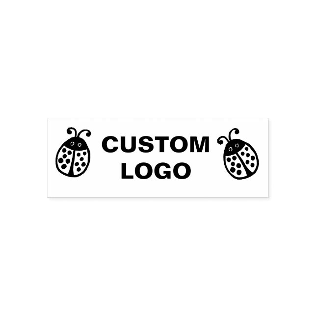 Tampon Auto-encreur Logo personnalisé Ladybug (Design)