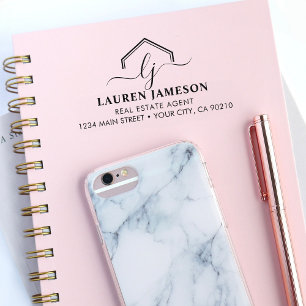 Tampon Auto-encreur Logo Promotionnel immobilier moderne