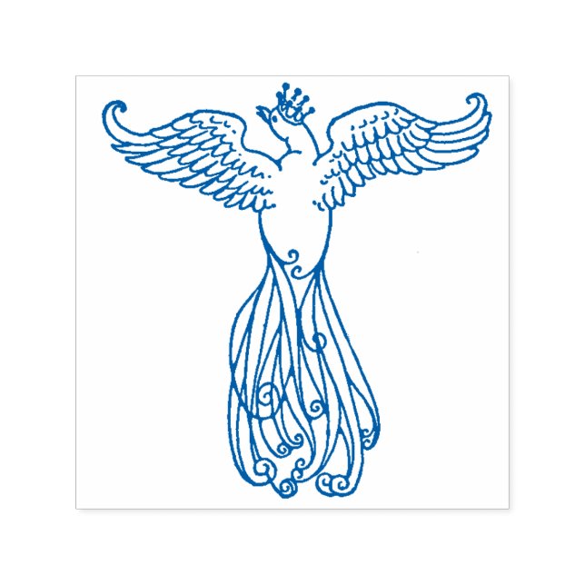 Tampon Auto-encreur L'oiseau bleu (Design)