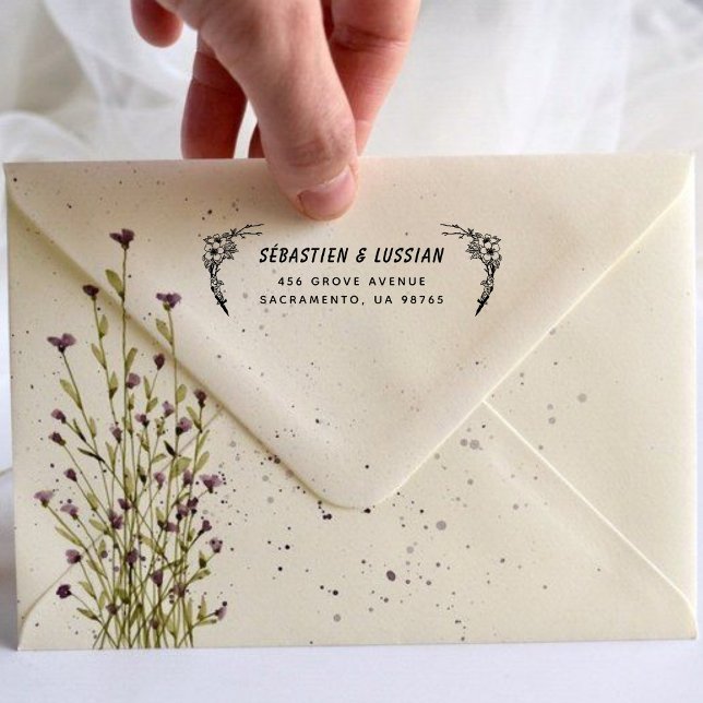 Tampon Auto-encreur Mariage de script moderne (Créateur téléchargé)