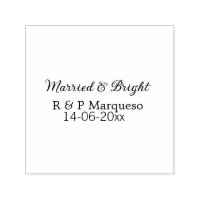 Marié & lumineux ajouter nom de couple mariage ajo