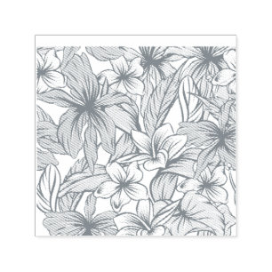 Tampon Auto-encreur Mélange de fleurs tropicales Thunder_Cove