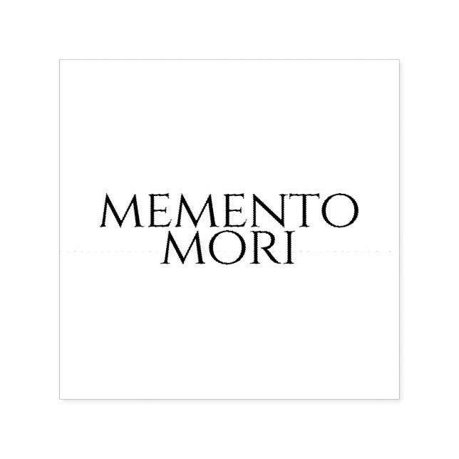 Tampon Auto-encreur Memento Mori (Design)